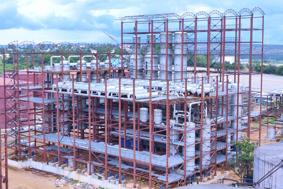 Erection and commissioning site