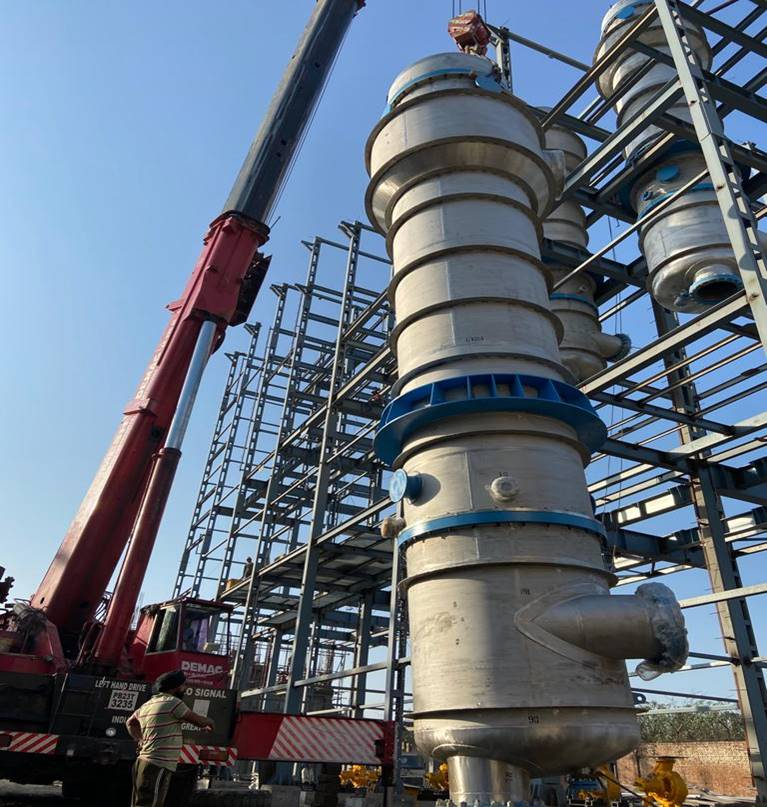 Steel erection