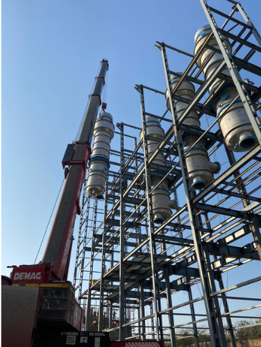 Steel erection