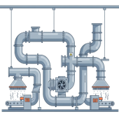 SS MS Ducting