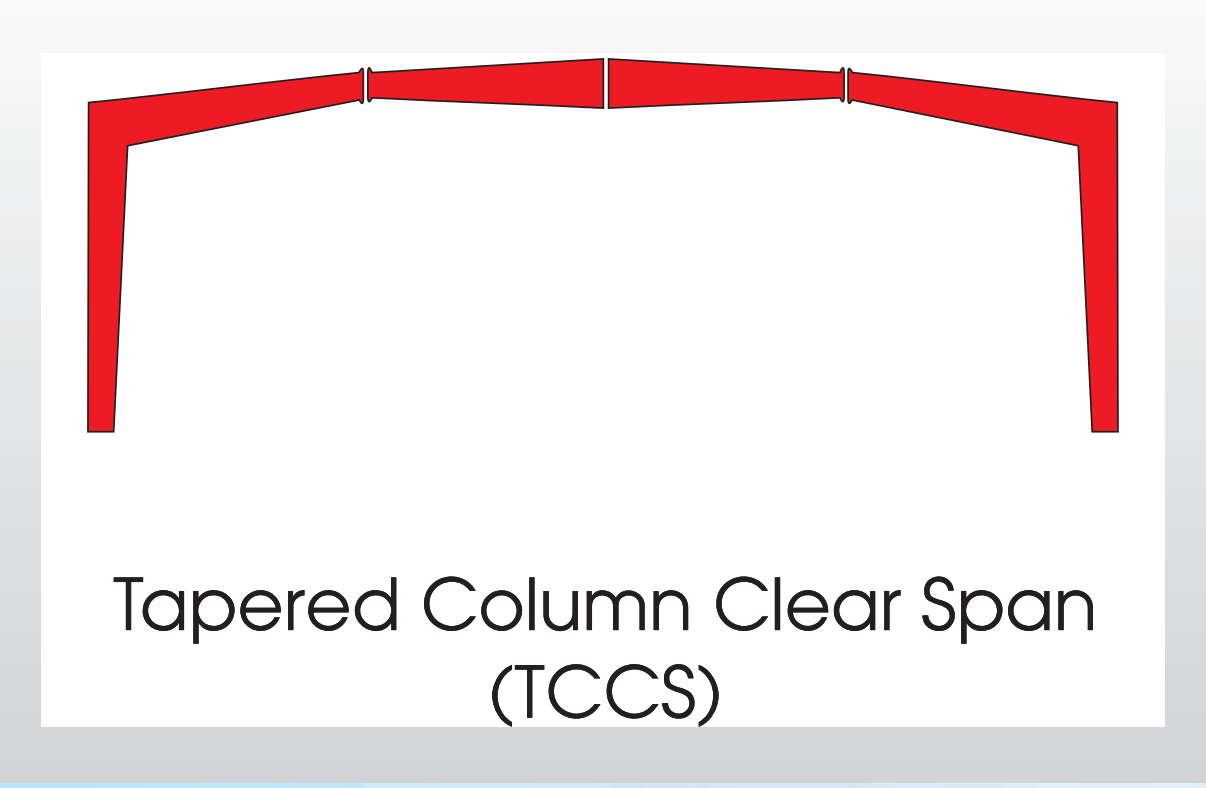 Tapered Column Clear Span