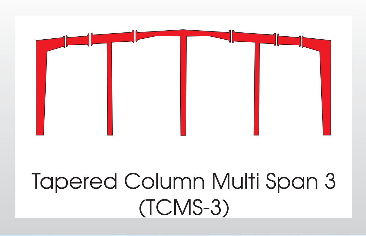 Tapered Column Multi Span 3